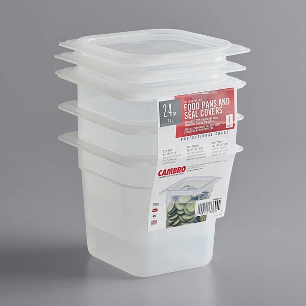 Cambro Paquete De Contenedores De 2.2 Litros/ 66PPSW3190